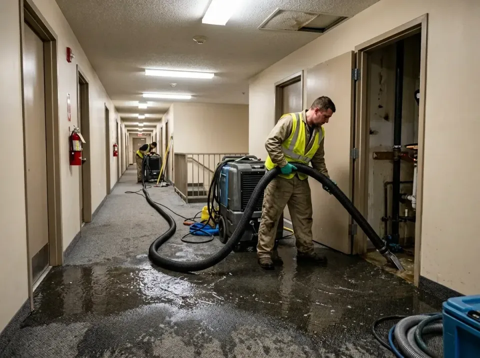multi-unit-apartment-hallway-f-005 — frequently asked questions, Emergency Burst Pipe Water Extraction & Removal in Country…